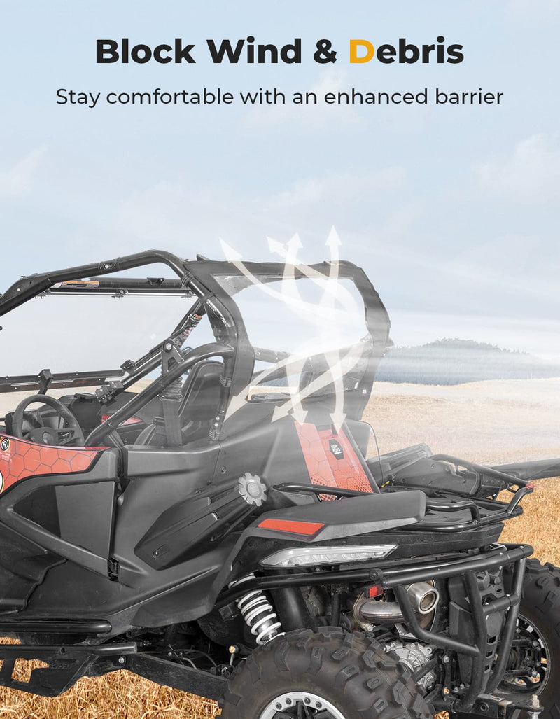 Load image into Gallery viewer, UTV Soft Rear Windshield for CFMOTO ZForce 950
