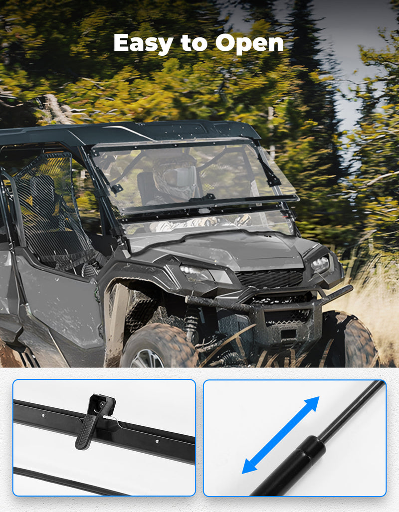 Load image into Gallery viewer, UTV2-IN-1 Flip Windshield for Pioneer 1000 /1000-5 /1000-6
