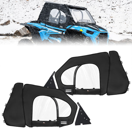 Upper Doors with Steel Frame for Polaris RZR XP 1000 / XP Turbo 2016-2023