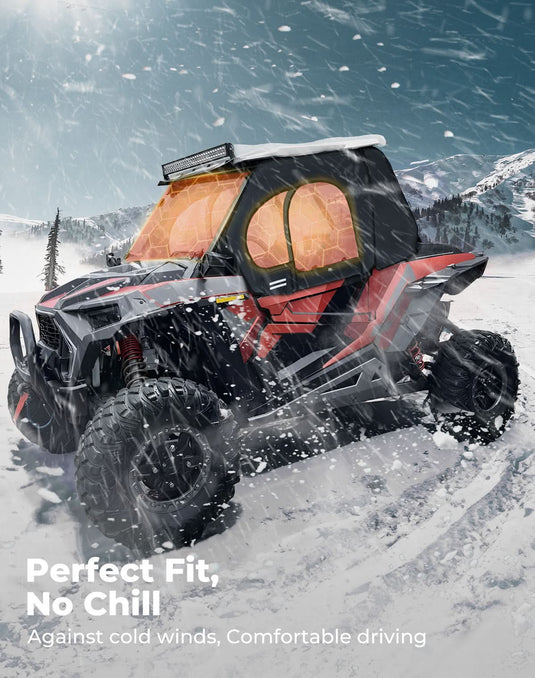 Upper Doors with Steel Frame for Polaris RZR XP 1000 / XP Turbo 2016-2023
