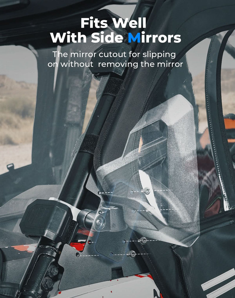 Load image into Gallery viewer, Upper Doors with Steel Frame for Polaris RZR XP 1000 / XP Turbo 2016-2023
