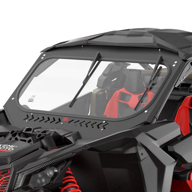 Load image into Gallery viewer, Glass Windshield with Sliding Vents for Can-Am Maverick X3 / X3 MAX
