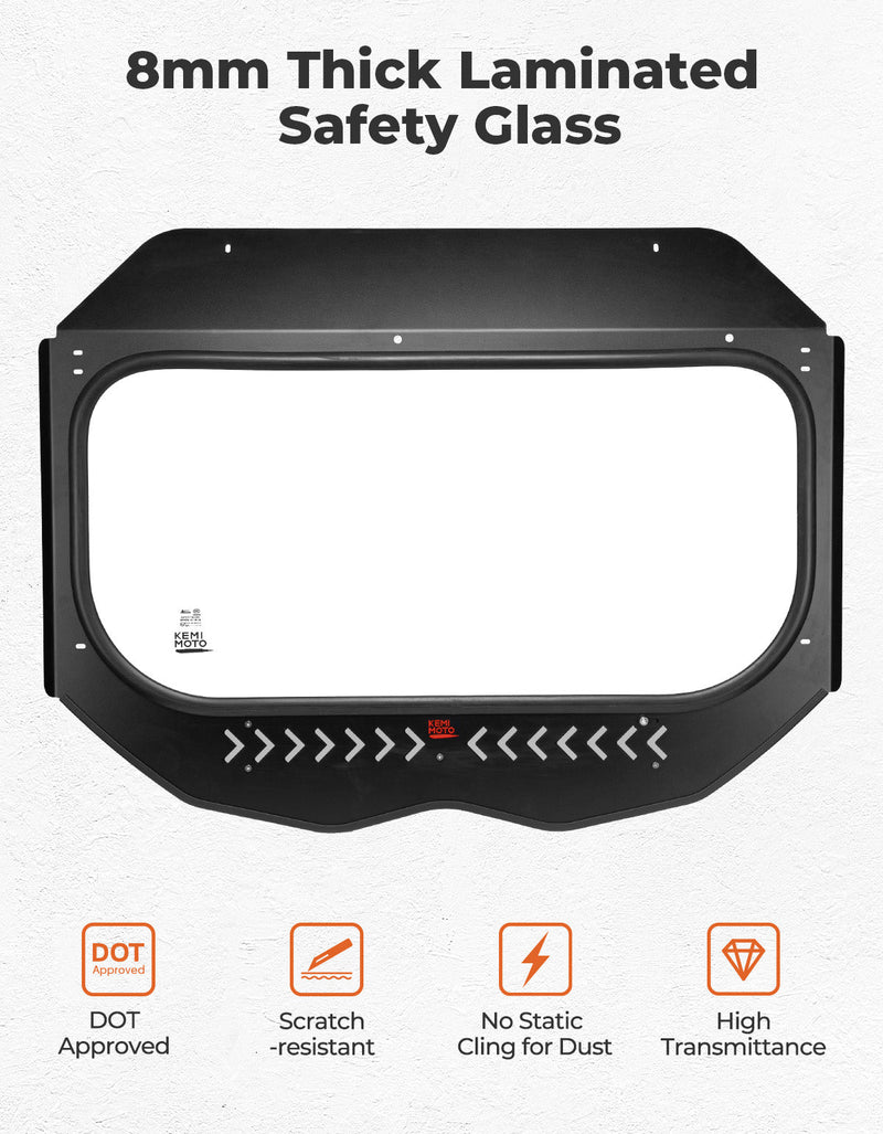 Load image into Gallery viewer, Glass Windshield with Sliding Vents for Can-Am Maverick X3 / X3 MAX
