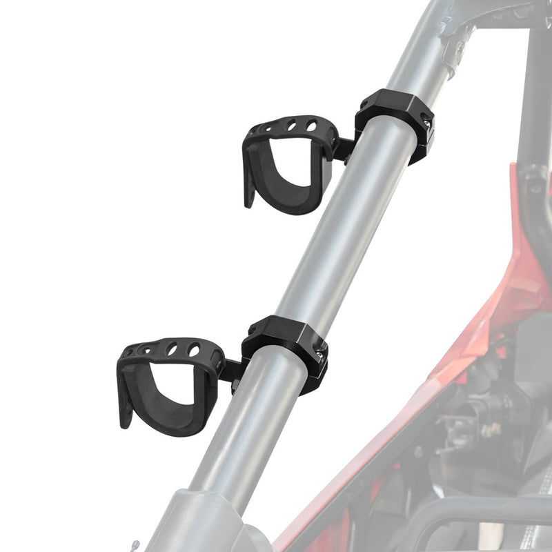 Load image into Gallery viewer, UTV Shotgun Holder Fit 1.75” 2” Roll Bars Ski Rack Bow Rack (2 pieces)
