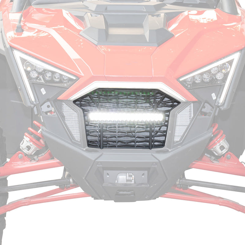 Load image into Gallery viewer, Front Mesh Grill with LED Light Bar for Polaris RZR PRO XP/TURBO R
