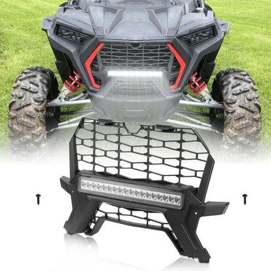 Front Lower Mesh Grill Radiator Guards for Polaris RZR XP 1000/ Turbo
