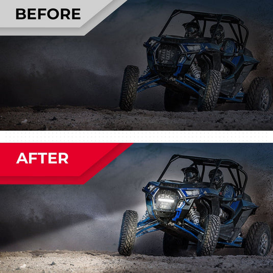 Front Lower Mesh Grill Radiator Guards for Polaris RZR XP 1000/ Turbo