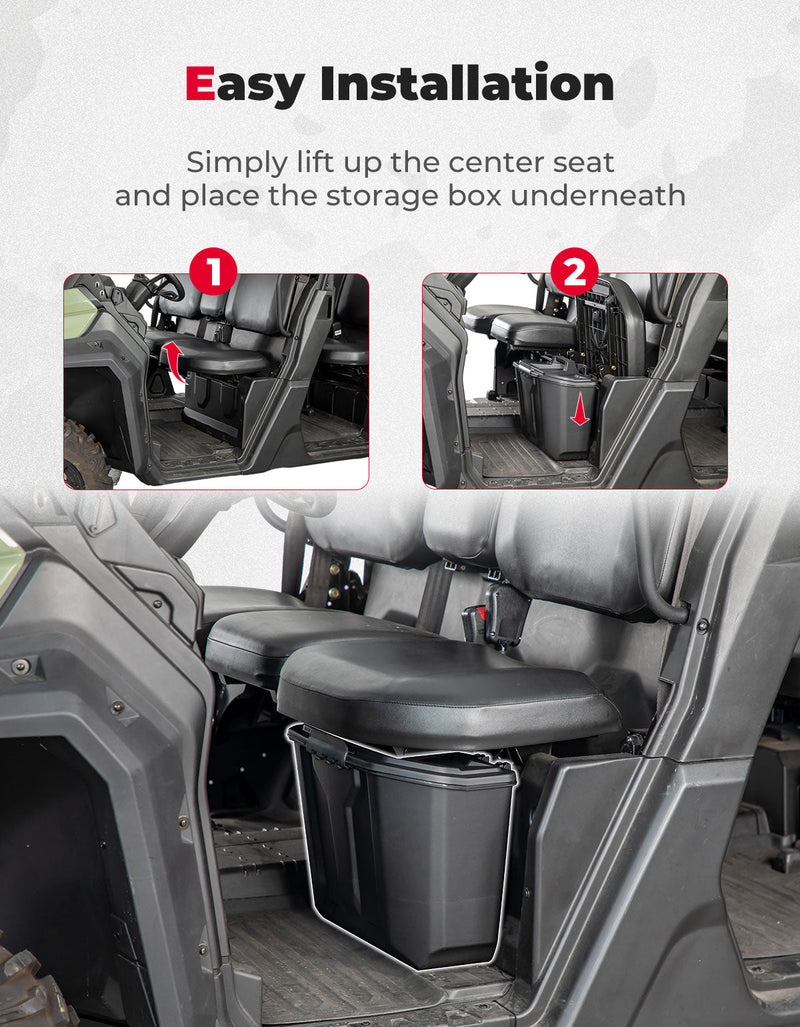 Load image into Gallery viewer, Removable Storage Bin / Box 14.7L for Can-Am Defender HD5|7|8|9|10
