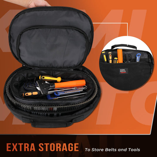 UTV Drive Belt Storage Bag with Reflective Strip