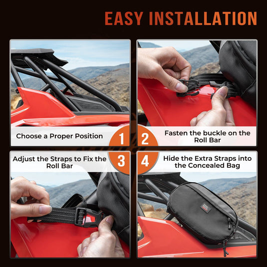 UTV Drive Belt Storage Bag with Reflective Strip