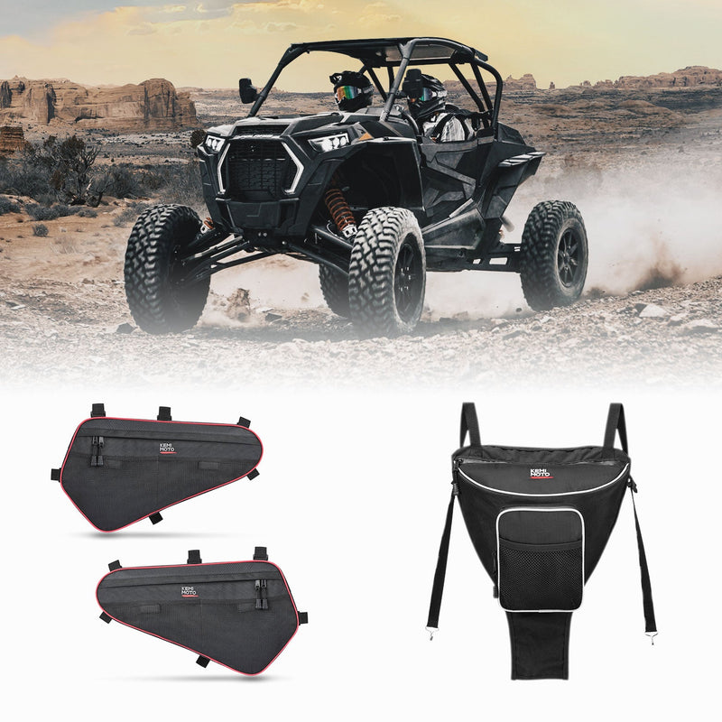 Load image into Gallery viewer, Lower Door Storage Bag &amp; Center Storage Bag for Polaris RZR
