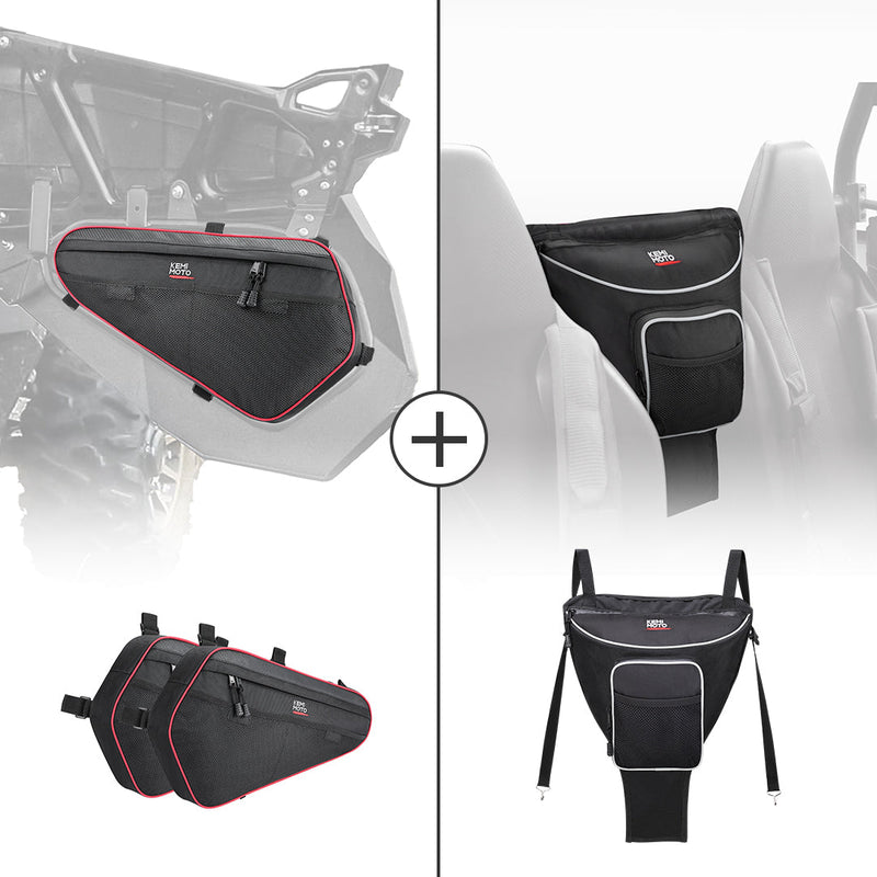 Load image into Gallery viewer, Lower Door Storage Bag &amp; Center Storage Bag for Polaris RZR
