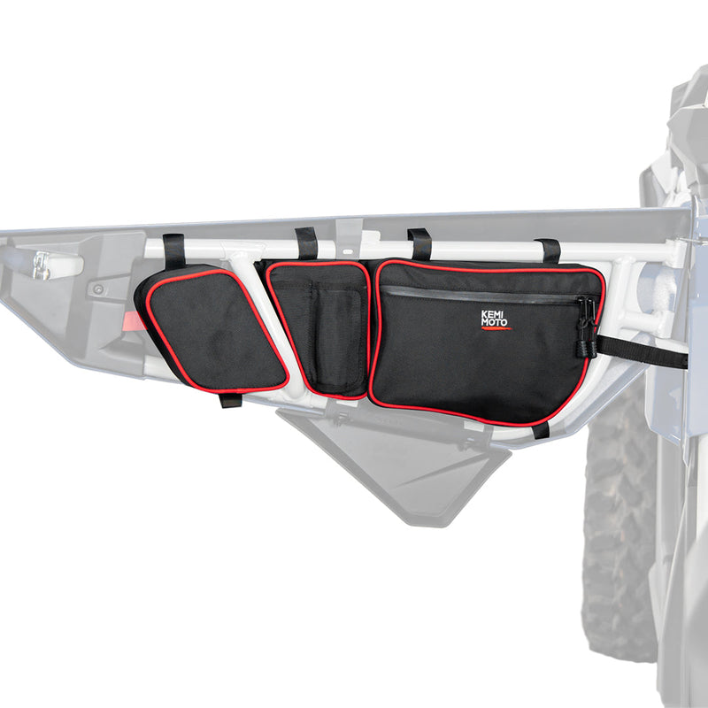 Load image into Gallery viewer, Door Bags with Removable Knee Pads for Can-Am Maverick X3 - Red
