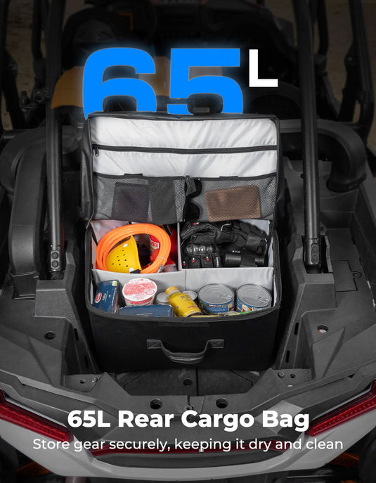 65L UTV Rear Cargo Storage Bag for RZR XP 1000/ RZR PRO XP 1000