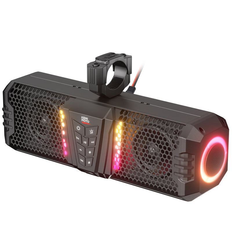 Load image into Gallery viewer, KEMIMOTO Midnight 40 16'' RGB Bluetooth Sound Bar for UTV Golf Cart Marine Boat
