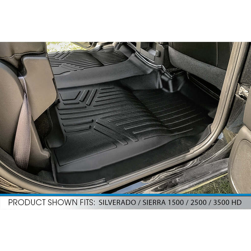 Load image into Gallery viewer, SmartCoverage™ Custom Fit Floor Liners For Crew Cab 2014-2018 Silverado/Sierra 1500 - 2015-2021 2500/3500 HD
