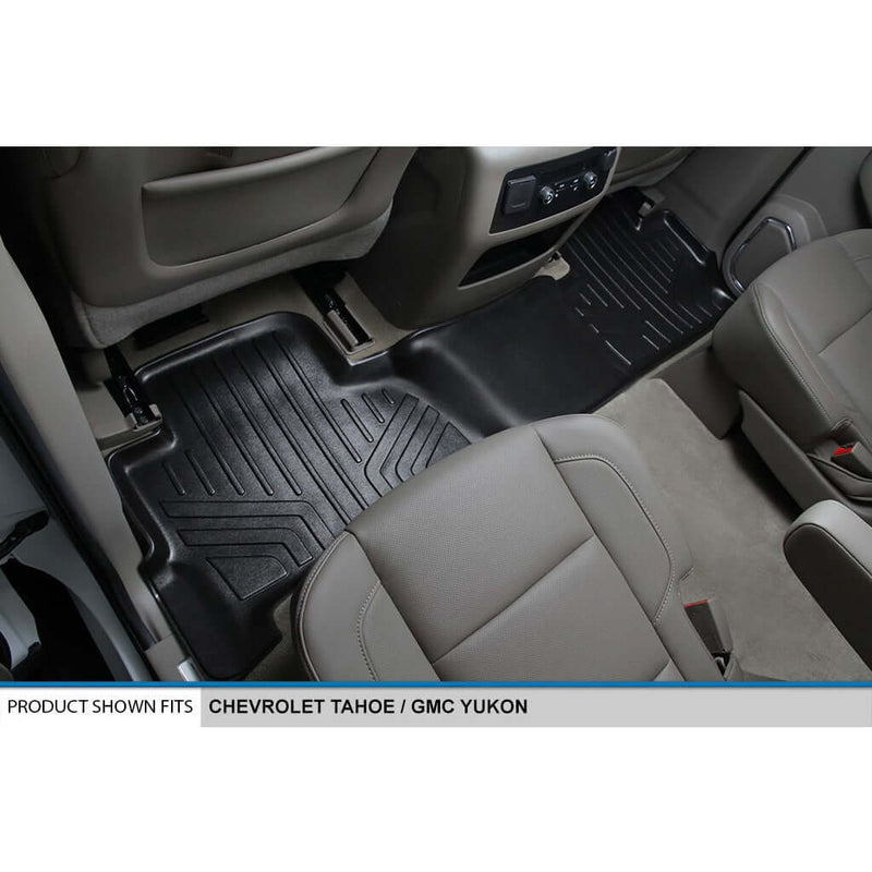 Load image into Gallery viewer, Smart Trim™ Custom Fit Floor Liners For 2015-2020 Chevrolet Tahoe / GMC Yukon With 2nd Row Bucket Seats
