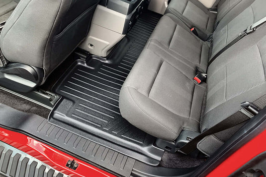 SMARTLINER Custom Fit Floor Liners For 2017-2025 SuperCab with Vinyl Flooring & Bucket Seats