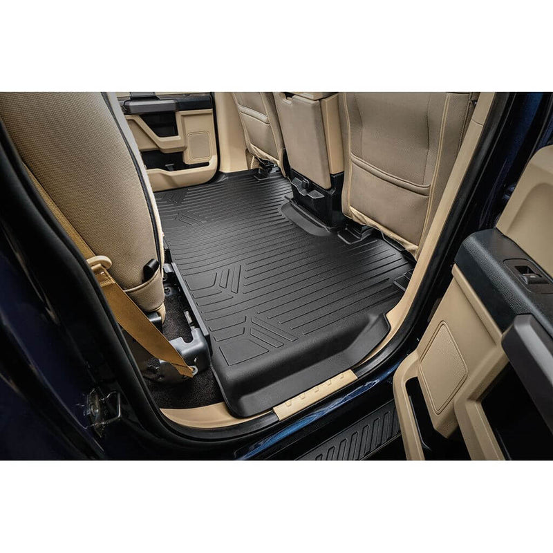 Load image into Gallery viewer, SmartCoverage™ Floor Liners For 2015-2026 Ford F-150 SuperCrew Cab (1st Row Bench) No 2nd Row Underseat Storage (Vinyl)
