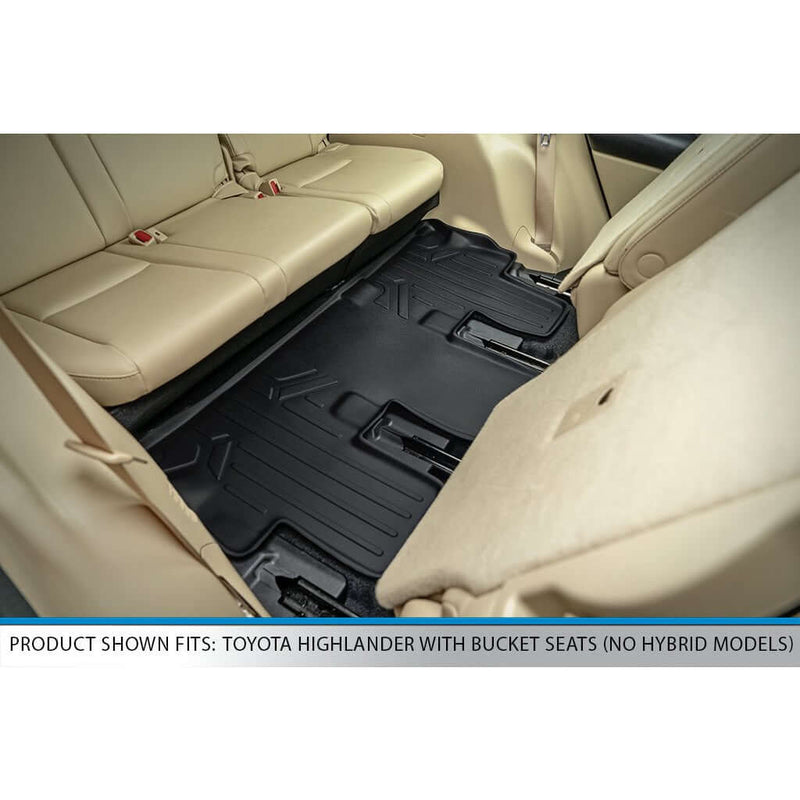 Load image into Gallery viewer, SMARTLINER Custom Fit Floor Liners For 2014-2019 Toyota Highlander with 2nd Row Bucket Seats (No Hybrid Models)
