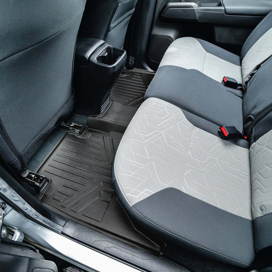 SmartCoverage™ Custom Fit Floor Liners For 2018-2023 Toyota Tacoma Double Cab (Automatic Transmission)