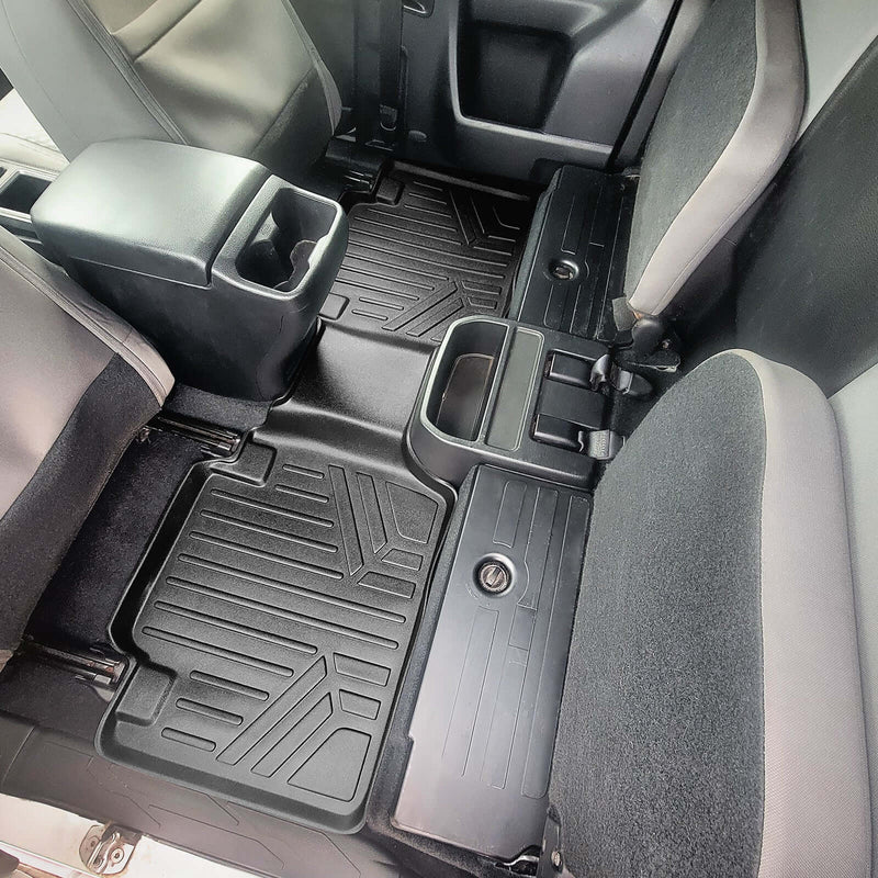 Load image into Gallery viewer, SmartCoverage™ Custom Fit Floor Liners For 2018-2023 Toyota Tacoma Access Cab (Automatic Transmission)
