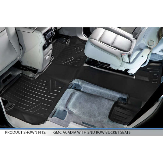 SMARTLINER Custom Fit Floor Liners For 2017-2023 GMC Acadia with 2nd Row Bucket Seats
