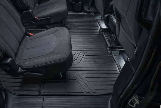 SMARTLINER Custom Fit Floor Liners For 2017-2020 Chrysler Pacifica with 2nd Row Bench Seats (8 Passenger Model)