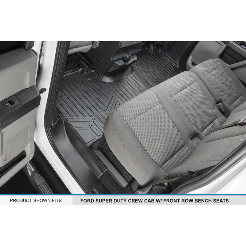 Load image into Gallery viewer, SMARTLINER Custom Fit Floor Liners For 2017-2025 Ford F-250/F-350 Super Duty Crew Cab with 1st Row Bench Seat
