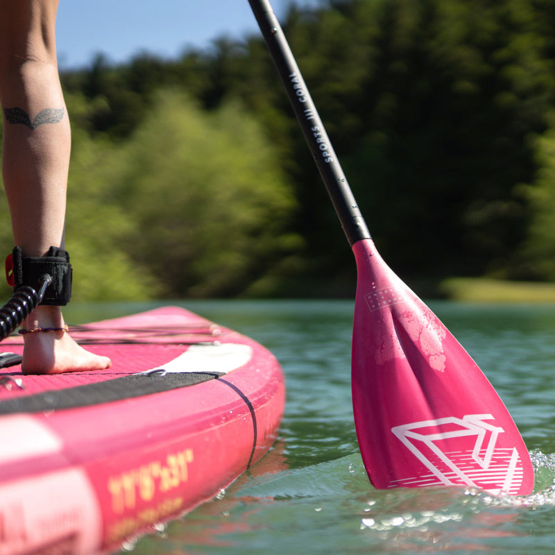 Load image into Gallery viewer, SPORTS III CORAL Adjustable Aluminum iSUP Paddle (CORAL Exclusive)
