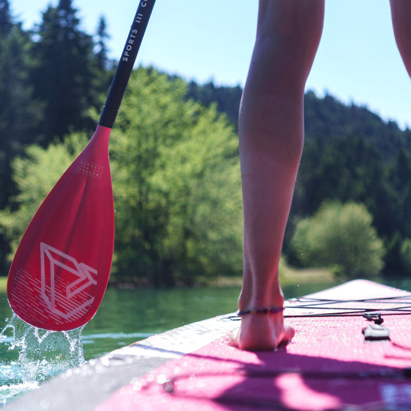 Load image into Gallery viewer, SPORTS III CORAL Adjustable Aluminum iSUP Paddle (CORAL Exclusive)
