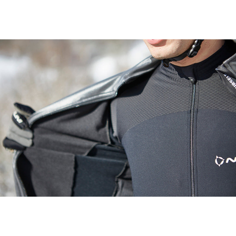 Load image into Gallery viewer, 2024 Nalini ERGO XWARM Men&#39;s LS Cycling Jersey (Black) S-3XL
