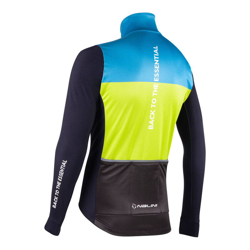 Load image into Gallery viewer, 2024 Nalini ASFALTO Men&#39;s Winter Jacket (Yellow / Blue) S-4XL
