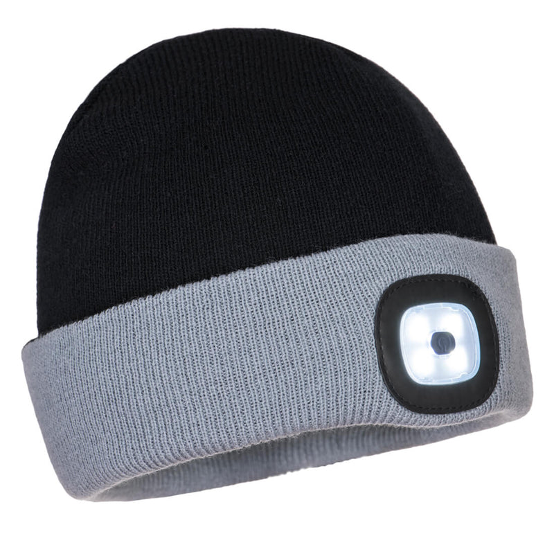 Load image into Gallery viewer, Two Tone LED Rechargeable Beanie
