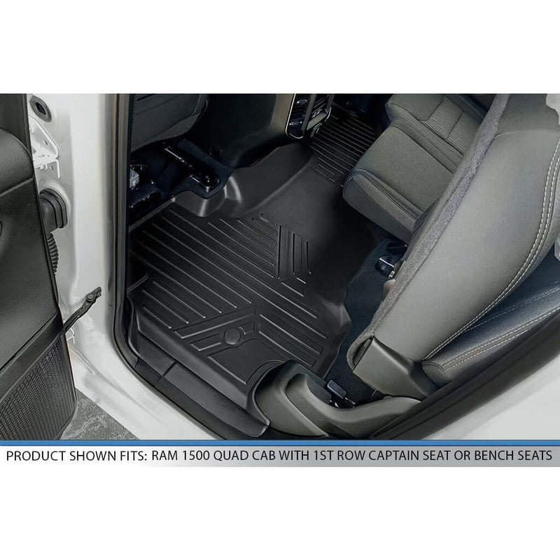 Load image into Gallery viewer, SMARTLINER Custom Fit Floor Liners For 2019-2024 Ram 1500 Quad Cab with Front Row Bench Seat Only
