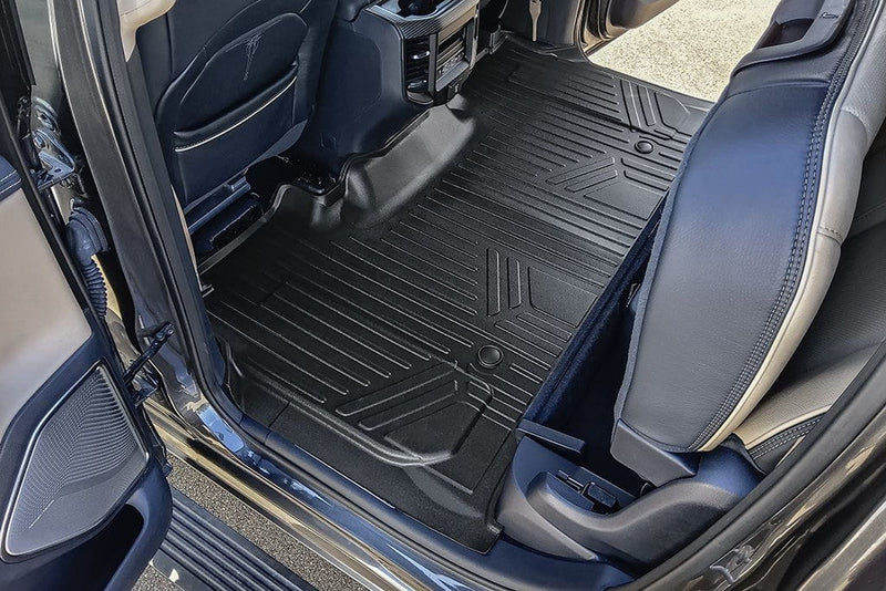 Load image into Gallery viewer, SmartCoverage™ Custom Fit Floor Liners For 2025-2026 Ram 1500 Crew Cab with Rear Underseat Storage Box

