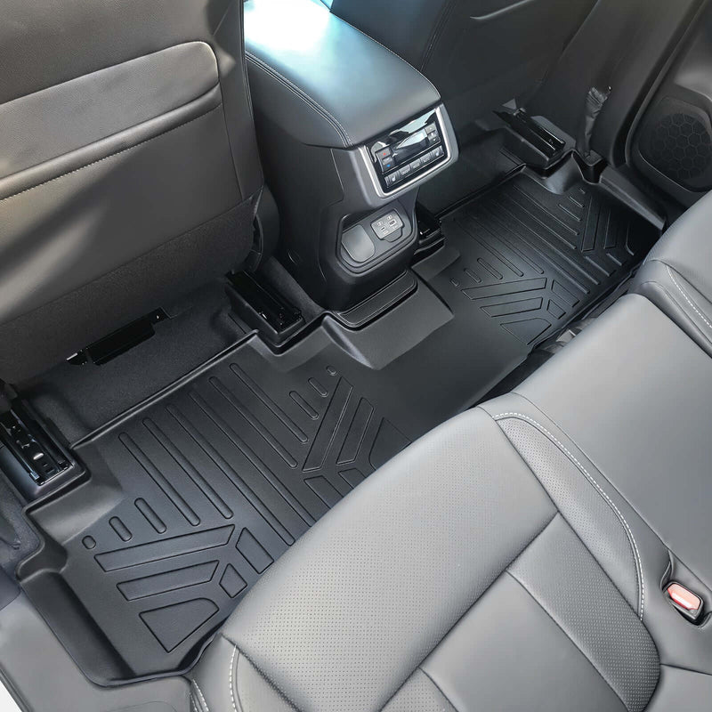 Load image into Gallery viewer, Smart Trim™ Custom Fit Floor Liners For 2019-2025 Subaru Ascent with 2nd Row Bench Seat and No Subwoofer in the Cargo Area
