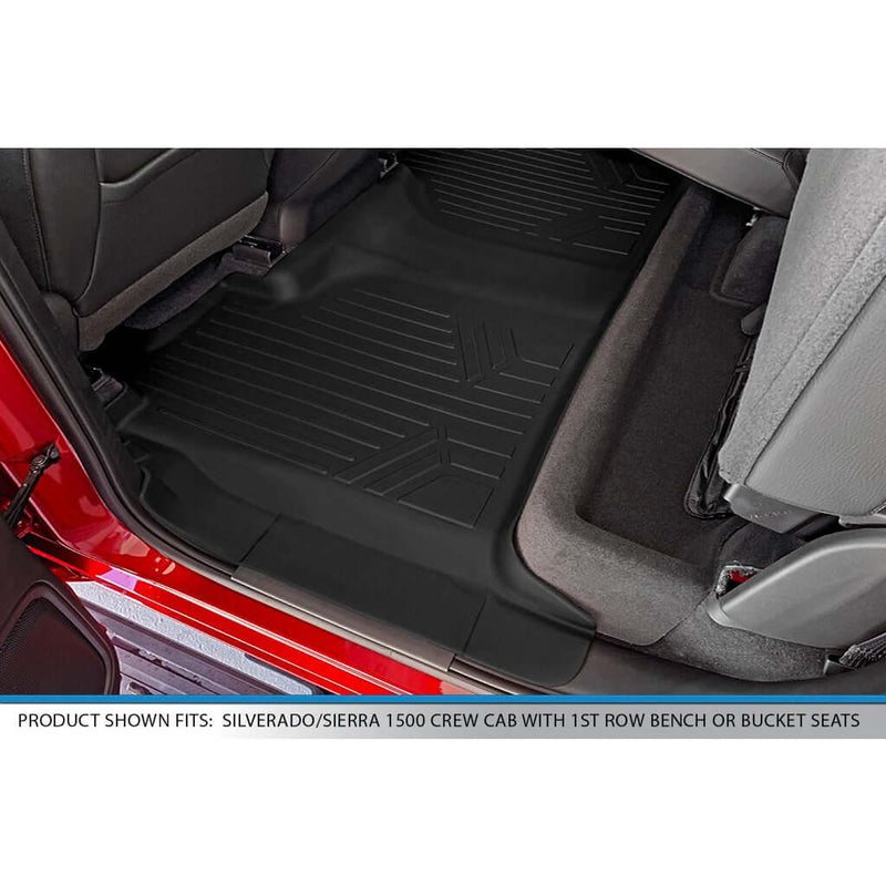 Load image into Gallery viewer, SmartCoverage™ Floor Liners For 2019-2026 1500 Silverado/Sierra Crew Cab 2019-2024 Crew Cab
