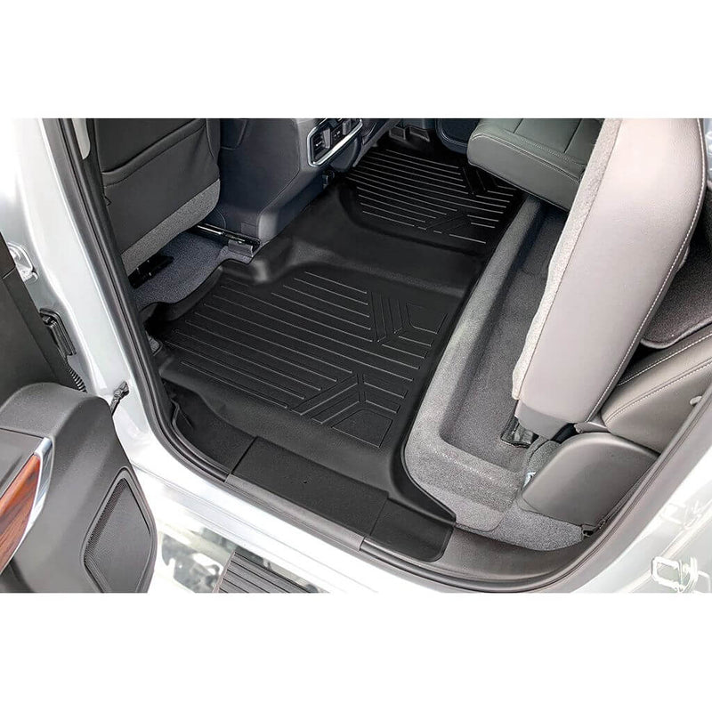 Load image into Gallery viewer, SMARTLINER Custom Fit Floor Liners Compatible With 2020-2025 Chevrolet Silverado 2500 HD | 3500 HD (Crew Cab|Carpeted Flooring|1st Row Bench Seat|With Over the Hump Coverage|with 2nd Row Underseat Storage)
