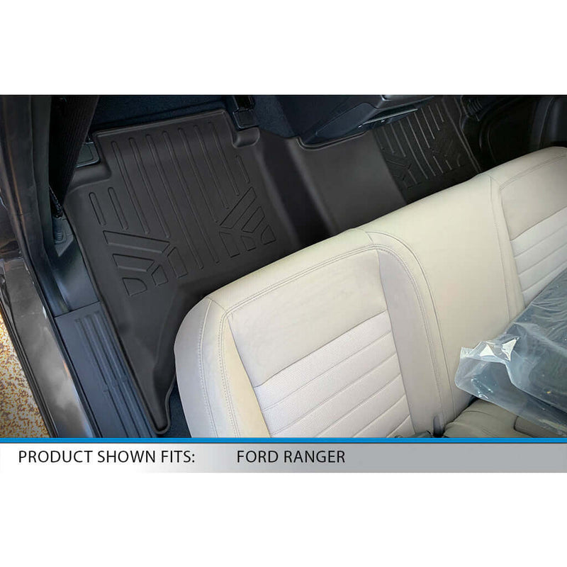 Load image into Gallery viewer, SmartCoverage™ Custom Fit Floor Liners For 2019-2023 Ford Ranger SuperCrew Cab (Carpet Flooring)
