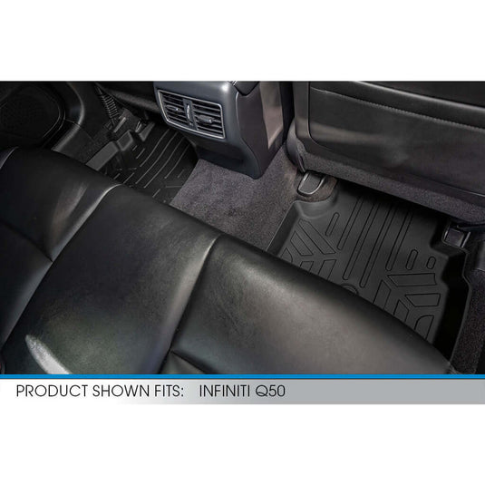 SMARTLINER Custom Fit Floor Liners For 2018-2025 Infiniti Q50 (With Spare Tire)
