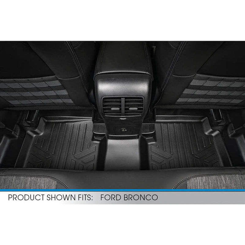 Load image into Gallery viewer, SMARTLINER Custom Fit Floor Liners For 2021-2025 Ford Bronco Sport W/O Rear Bump (Rubber Flooring)
