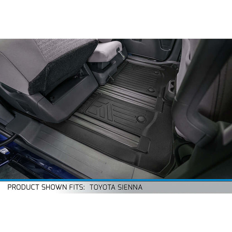 Load image into Gallery viewer, SMARTLINER Custom Fit Floor Liners For 2021-2025 Toyota Sienna with 2nd Row Bench Seat no Spare Tire
