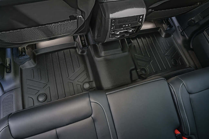 Load image into Gallery viewer, SMARTLINER Custom Fit Floor Liners For 2021-2025 Jeep Grand Cherokee L with 2nd Row Bucket Seats With Center Console (No subwoofer)
