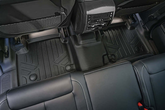 SMARTLINER Custom Fit Floor Liners For 2021-2025 Jeep Grand Cherokee L with 2nd Row Bucket Seats With Center Console (No subwoofer)