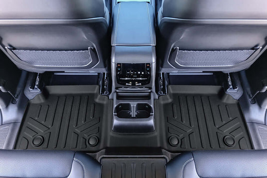 SMARTLINER Custom Fit Floor Liners For 2021-2025 Jeep Grand Cherokee L with 2nd Row Bucket Seats With Center Console