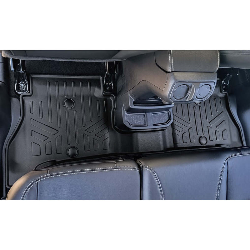 Load image into Gallery viewer, SMARTLINER Custom Fit Floor Liners For 2021-2025 Jeep Wrangler 4xe (With Trail-Rail system)
