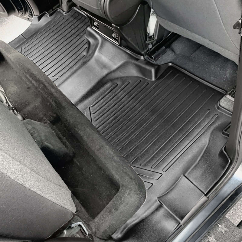 Load image into Gallery viewer, SMARTLINER Custom Fit Floor Liners Compatible With 2020-2025 Chevrolet Silverado 2500 HD | 3500 HD (Double Cab|Carpeted Flooring|1st Row Bench Seat|With Over the Hump Coverage|with 2nd Row Underseat Storage)
