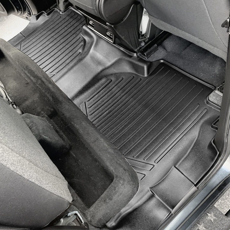 Load image into Gallery viewer, SMARTLINER Custom Fit Floor Liners For 2019-2025 GMC Sierra 1500 Double Cab with Carpet Flooring and 1st Row Bench Seat and OTH Coverage (with 2nd Row Under Seat Storage)
