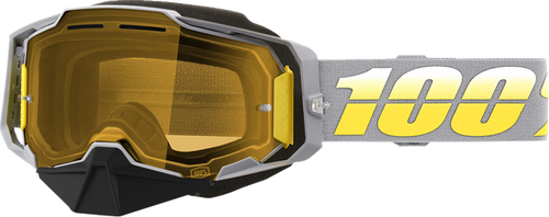 100% Armega Snow Goggles - Complex - Yellow 50007-00005